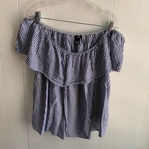 Striped Off-the-Shoulder Top